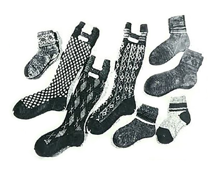 まごころでつくり始めた靴下